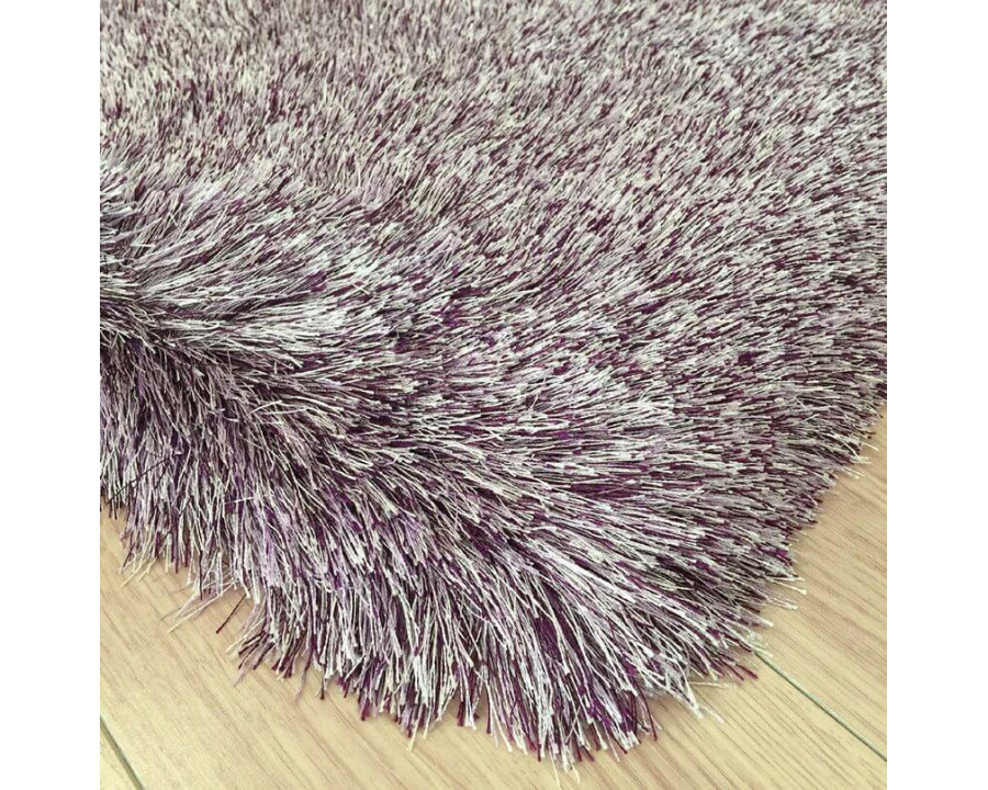 Furnings Lavender Shag Area Rug Fancy Collection - 11'L x 8'W x 1"H