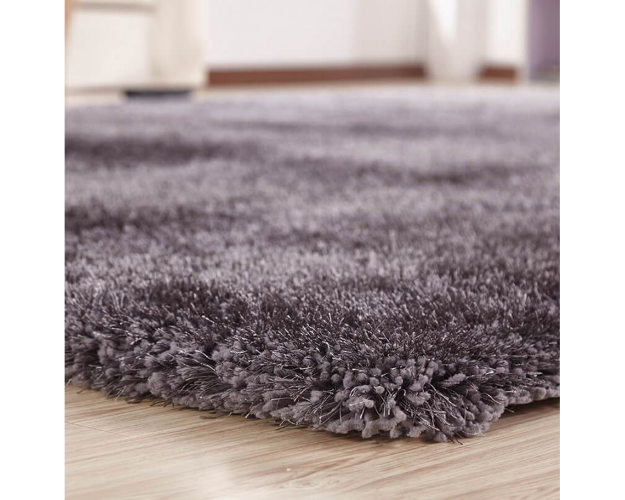 Furnings Chubby Gray Area Rug - 7'L x 5'W x 1"H