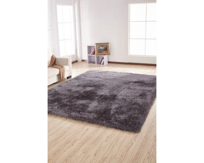 Furnings Chubby Gray Area Rug - 7'L x 5'W x 1"H