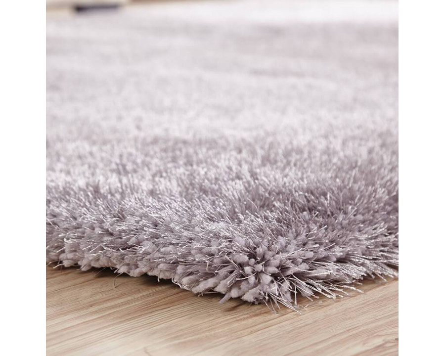 Furnings Chubby Silver Area Rug - 7'L x 5'W x 1"H