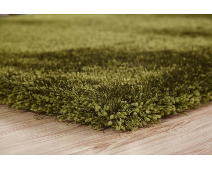 Furnings Chubby Green Area Rug - 7'L x 5'W x 1"H