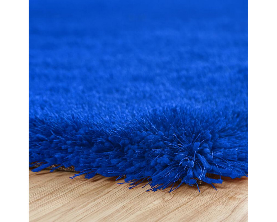 Furnings Chubby Blue Area Rug - 7'L x 5'W x 1"H