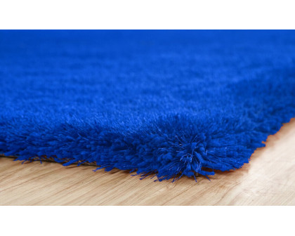 Furnings Chubby Blue Area Rug - 7'L x 5'W x 1"H