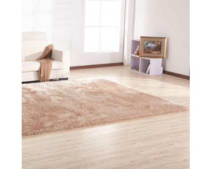 Furnings Chubby Beige Area Rug - 7'L x 5'W x 1"H