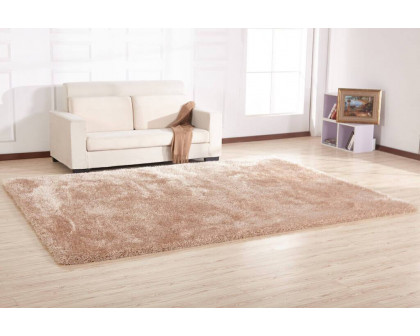 Furnings Chubby Beige Area Rug - 7'L x 5'W x 1"H