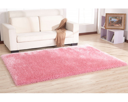 Furnings Chubby Pink Area Rug - 7'L x 5'W x 1"H