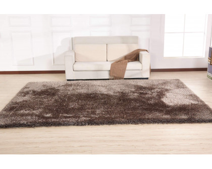 Furnings Chubby Charcoal Gray Area Rug - 7'L x 5'W x 1"H