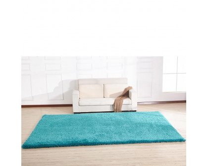 Furnings Chubby Turquoise Area Rug - 7'L x 5'W x 1"H