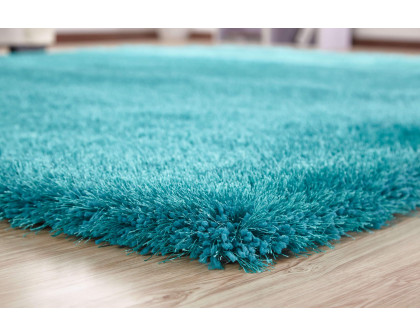 Furnings Chubby Turquoise Area Rug - 7'L x 5'W x 1"H