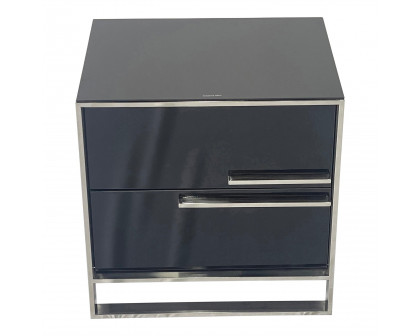 Furnings - Black and Gold End Table