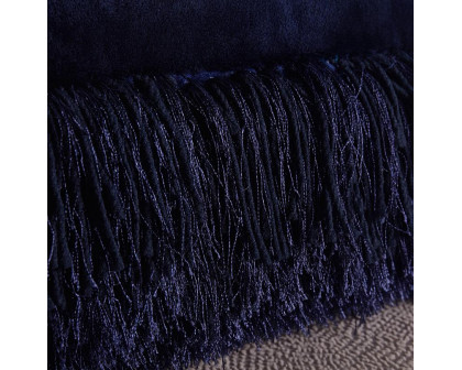 Furnings - Decorative Shaggy Pillow in Blue