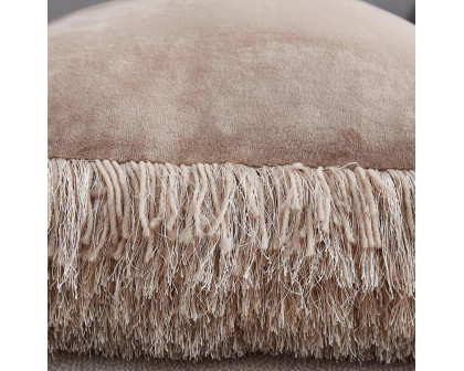 Furnings - Decorative Shaggy Pillow in Beige