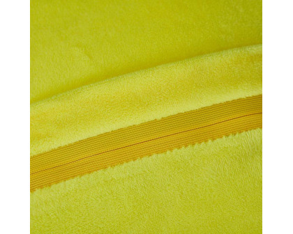 Furnings - Decorative Shaggy Pillow with Lurex in Yellow