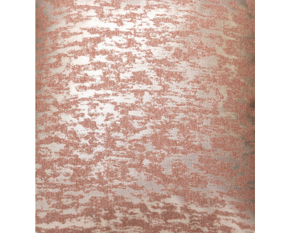 Furnings - Reflection Pattern Rust/Gold Chenille Accent Pillow 18" x 18"