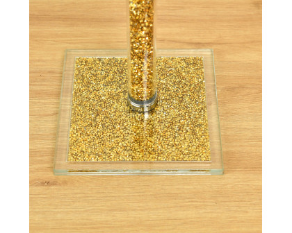 Furnings - Gold Crushed Diamond Glass Paper Towel Holder in Gift Box