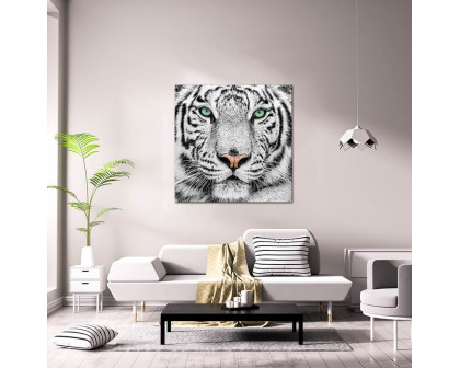 Furnings - White Tiger Acrylic Print Unframed Wall Art