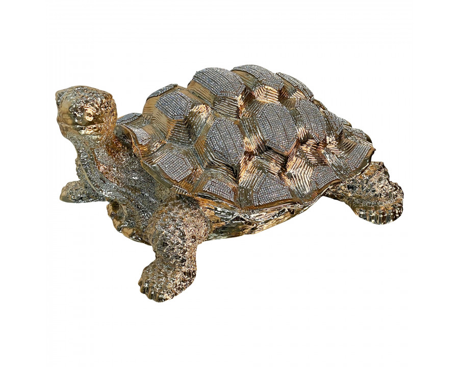 Furnings - Ambrose Diamond Encrusted Gold Plated Turtle