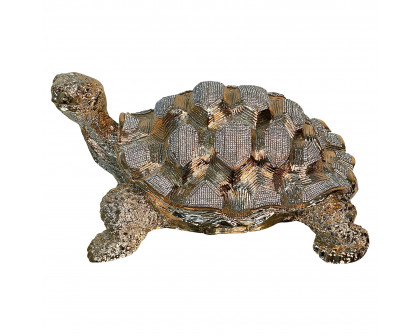 Furnings - Ambrose Diamond Encrusted Gold Plated Turtle