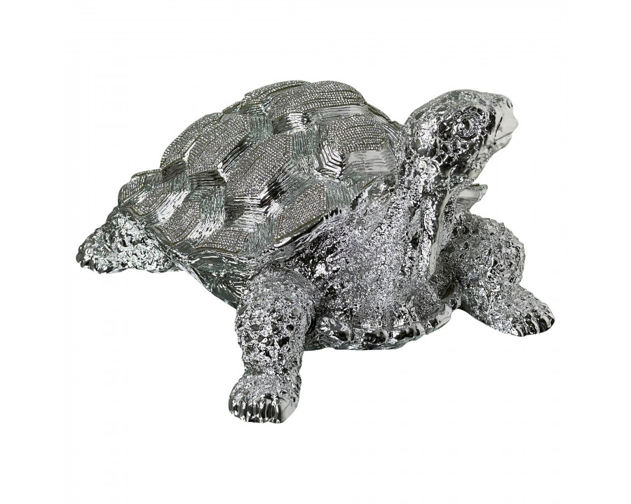 Furnings - Ambrose Diamond Encrusted Chrome Plated Turtle