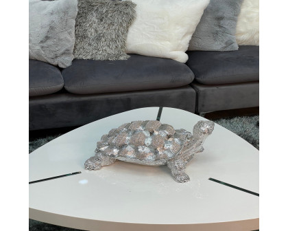 Furnings - Ambrose Diamond Encrusted Chrome Plated Turtle