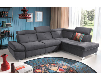 Gala - Happy Sectional with Bed and Storage Left