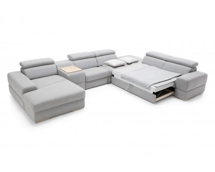 Gala - Plaza Sectional with Bed, Recliner Chair, Bar and Storage