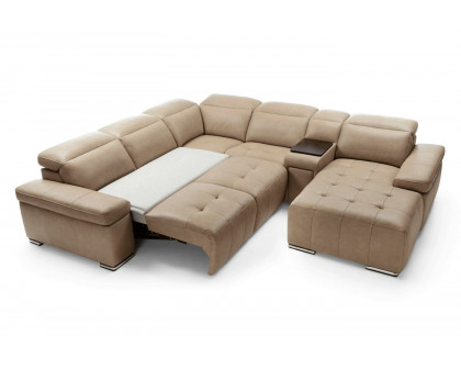 Gala - Domo Sectional With Bar, Recliner and Storage