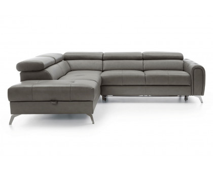 Gala Camelia Sectional with Bed and Storage (I25680) - Gray