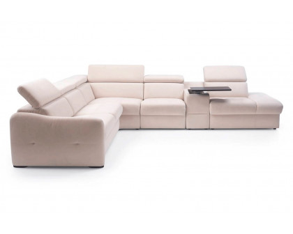 Gala - Domani Sectional with Recliner, Storage