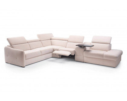 Gala - Domani Sectional with Recliner, Storage