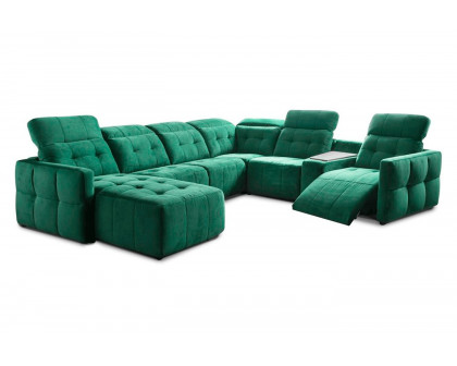 Gala - Cantana Sectional with Bed and Recliner