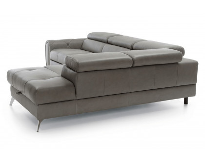 Gala Camelia Sectional with Bed and Storage - Gray