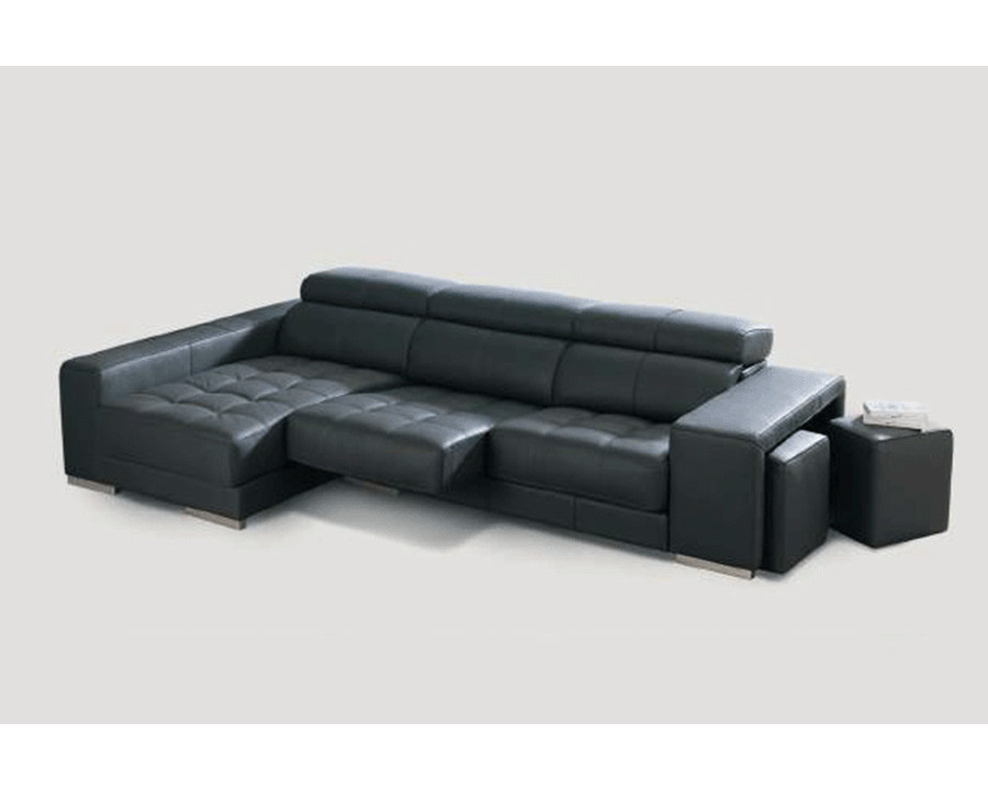 Gamamobel - Shakira Left Facing L-Shaped Corner Sofa Chaice in Lux Leather