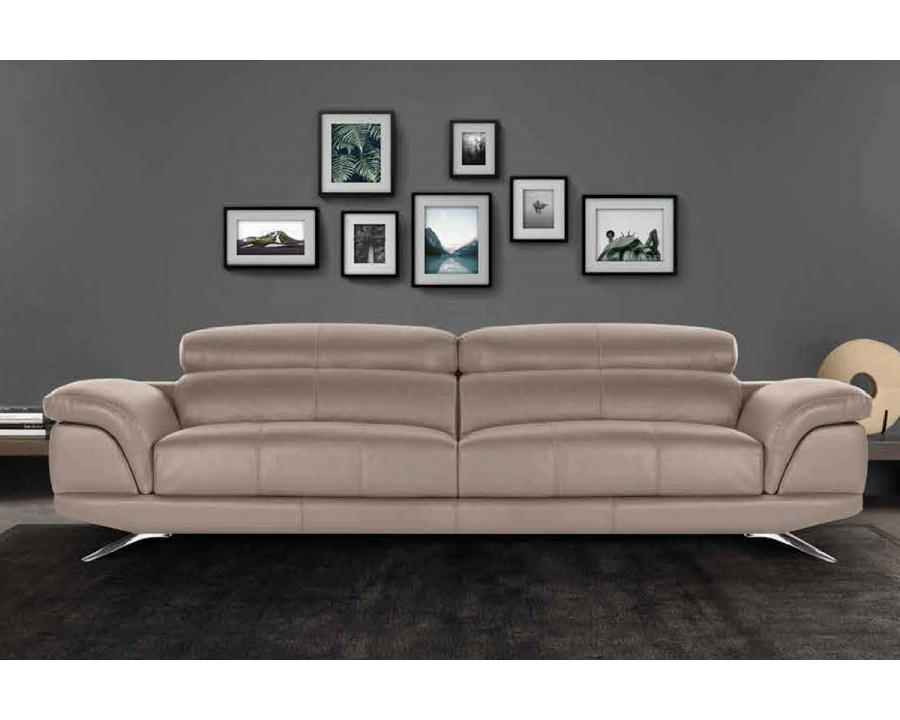 Gamamobel - Dior Pillow Top Arms Stationary Loveseat in Lux Leather