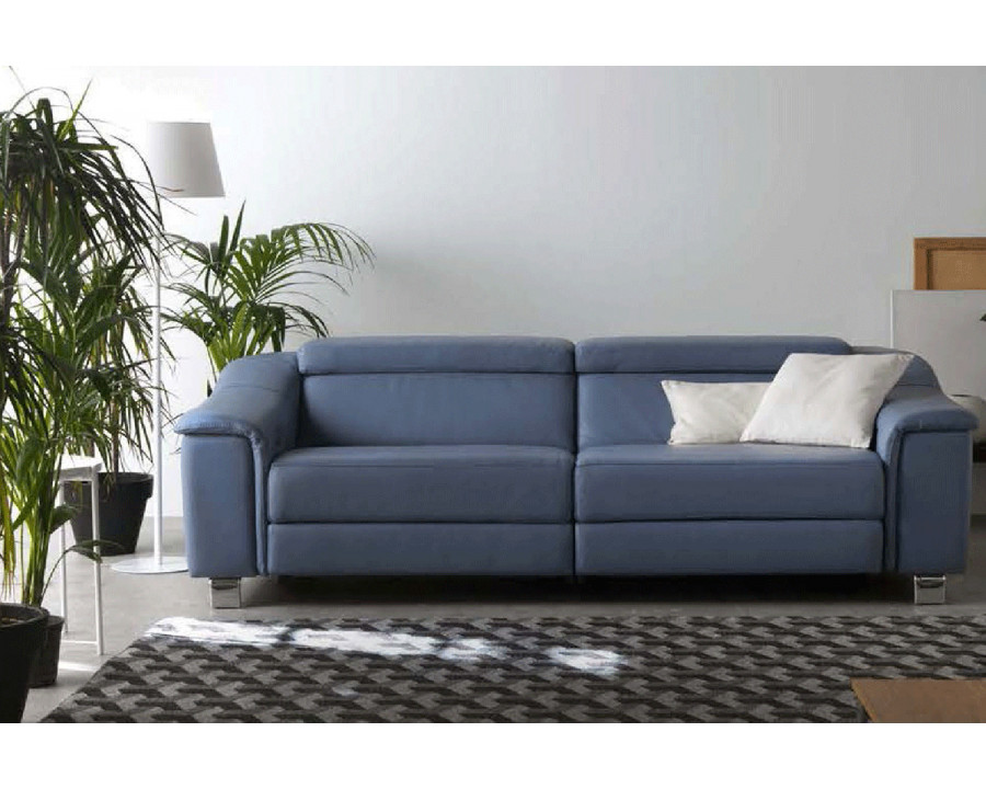 Gamamobel - Portofino Pillow Top Arms Sofa in Lux Leather