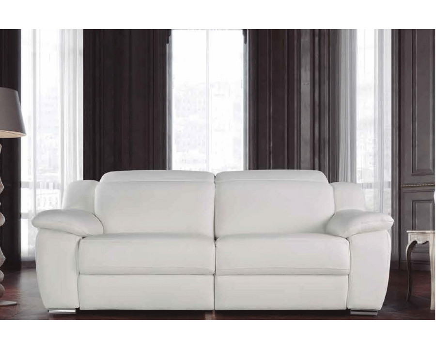 Gamamobel - Cannes Pillow Top Arms Relax Loveseat with 2 Recliners in Lux Leather