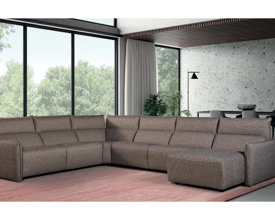 Gamamobel Maui Flared Arms Left Facing Sectional - Series 7 Fabric