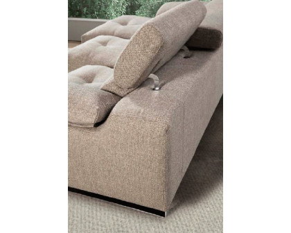 Gamamobel - Cocoon Pillow Top Arms Left Facing Sectional Chaice in Series 5 Fabric