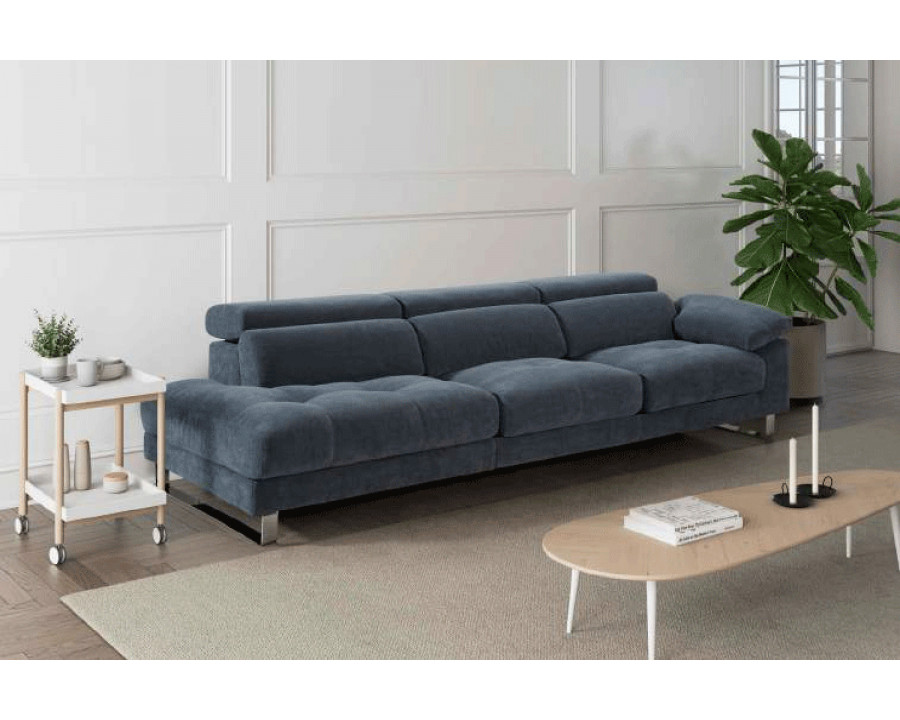 Gamamobel - Cocoon Pillow Top Arms Open Left Sectional in Series 5 Fabric