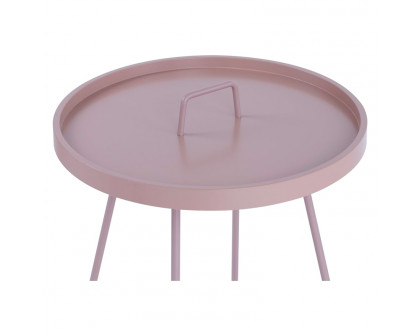 GFURN Jax Round Coffee Table - Lavender