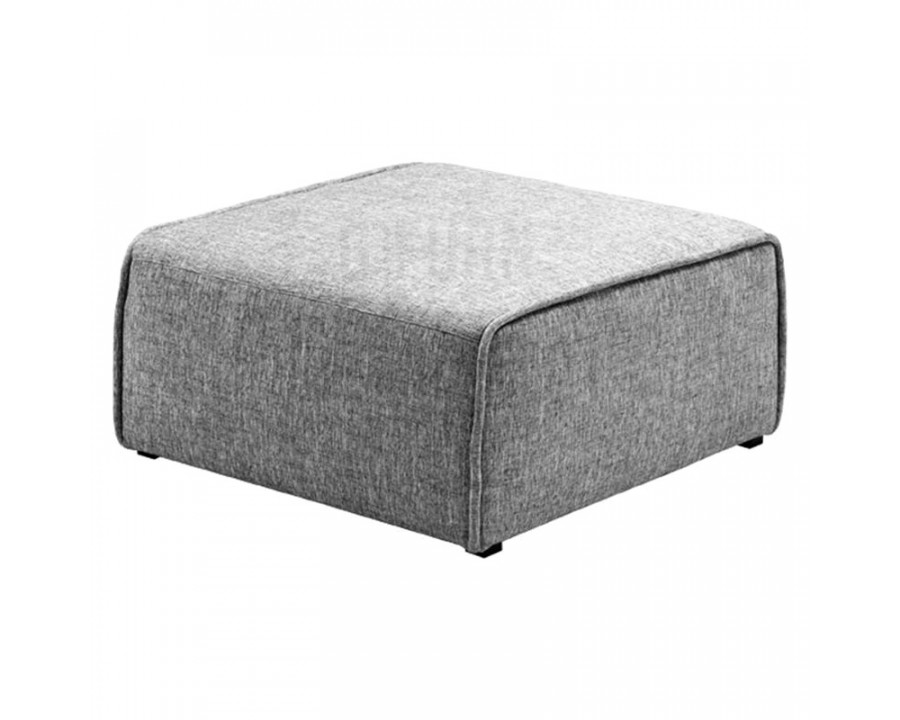 GFURN Bjorn Ottoman - Coral Gray