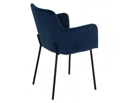 GFURN - Desta Dining Armchair in Navy