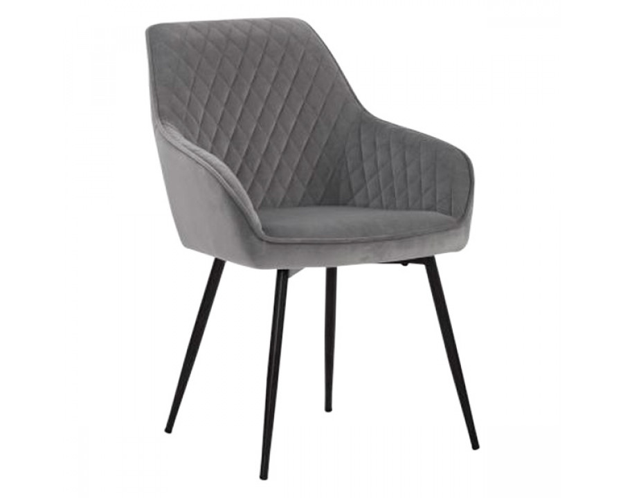 GFURN Hakon Dining Chair - Gray Velvet