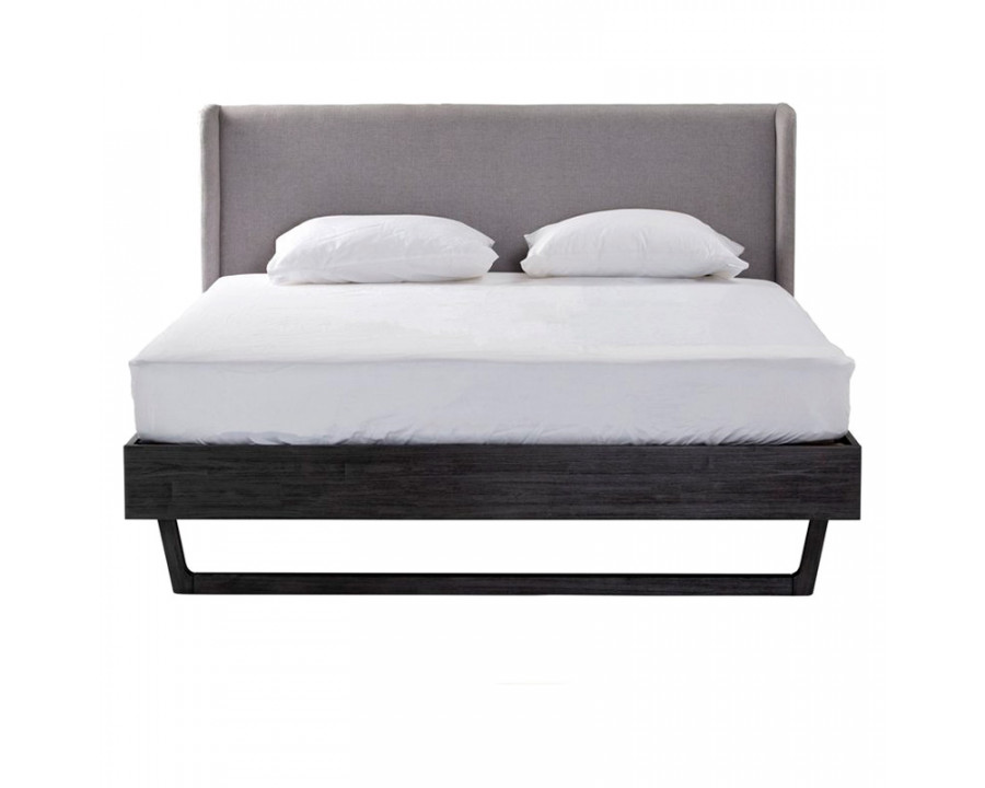 GFURN - Denton Queen Bed in Anthracite