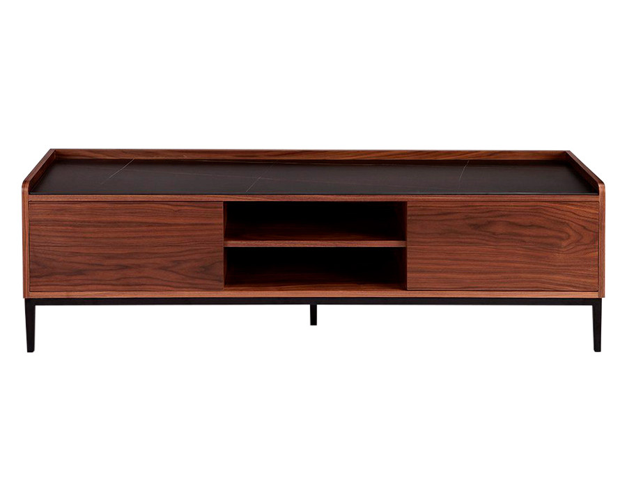 GFURN Taliyah Media TV Unit - Walnut/Black