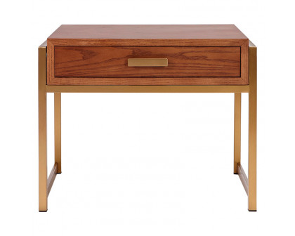 GFURN - Heidi Nightstand/Bedside Table in Walnut