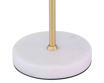 GFURN - Rachel Single Arm Table Lamp in Gold