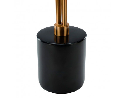 GFURN - Ase Marble Table Lamp in Black/Gold