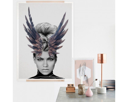 GFURN Crown Of Feathers Print - Colorful, 50 x 70cm