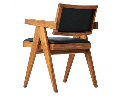 GFURN Maia Dining Chair - Walnut/Black